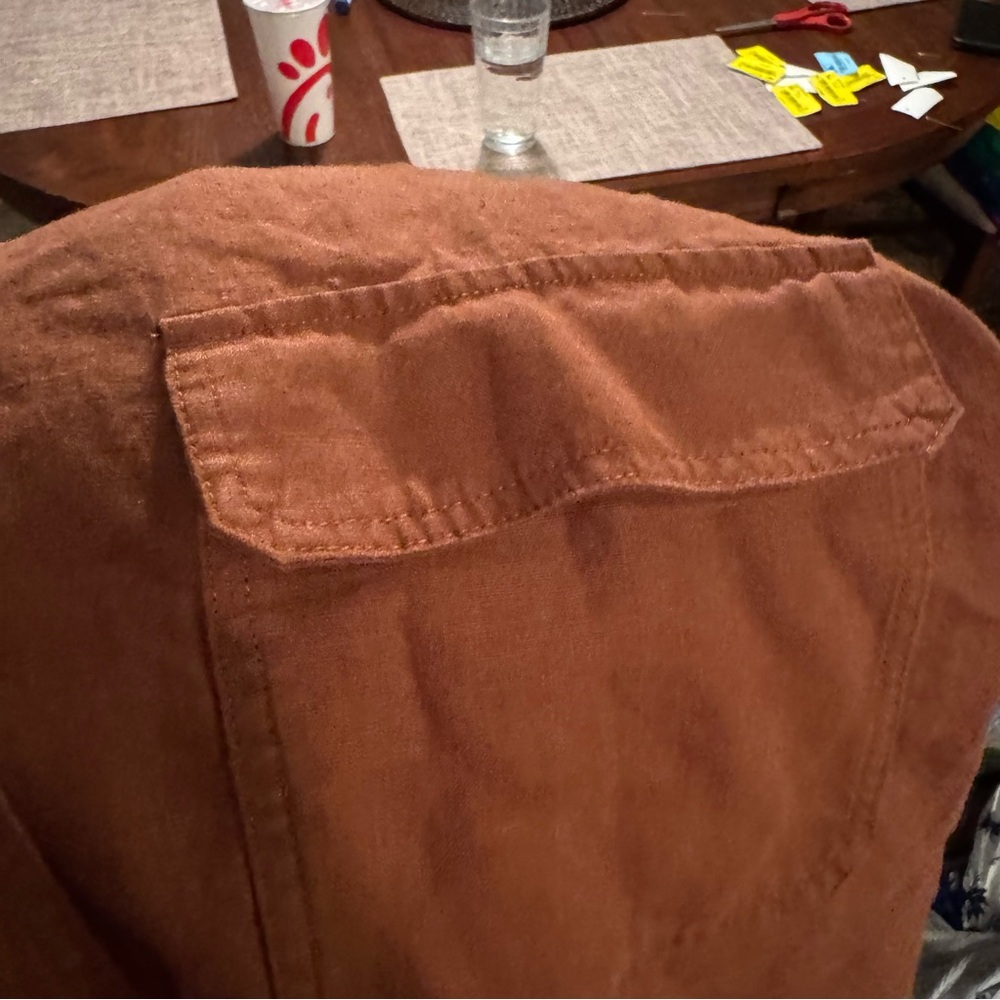 J. Jill Love Linen Blazer In Auburn Career Minimalist - Picture 5 of 5